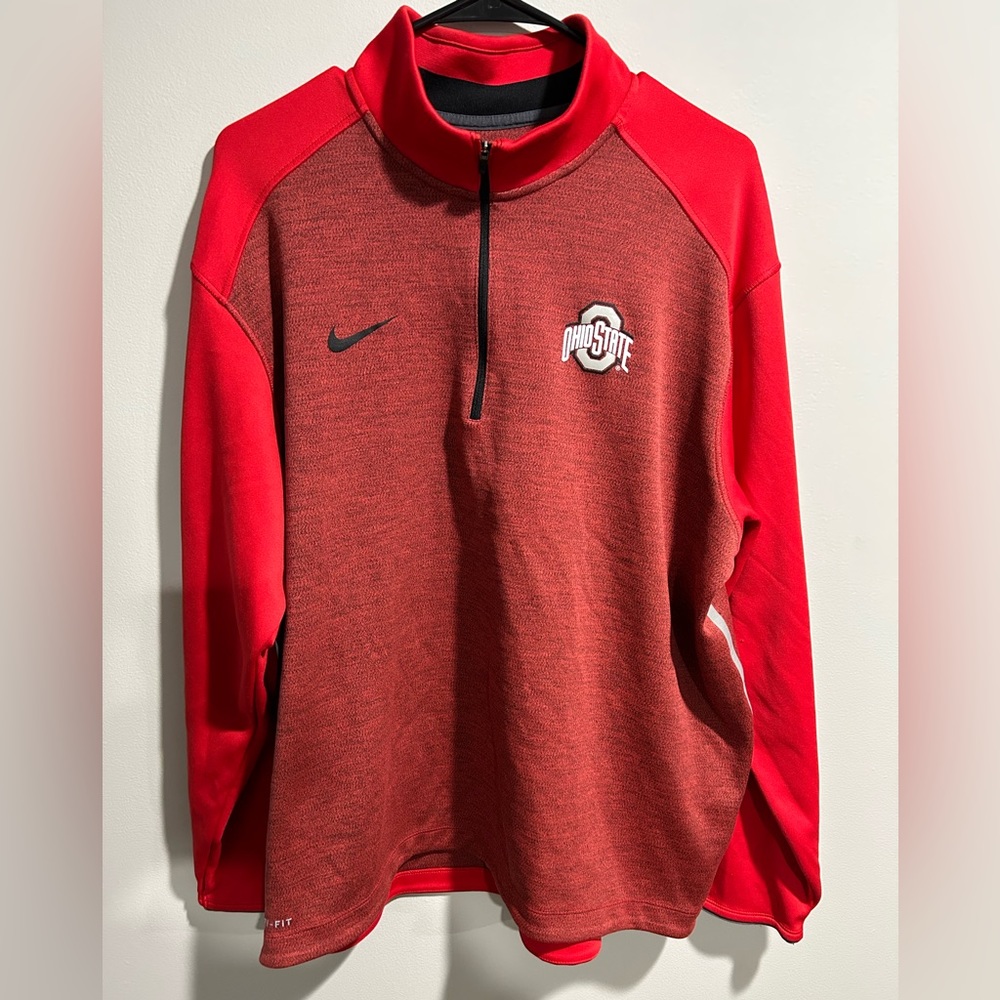 Ohio State Nike Dri-fit 1/4 zip